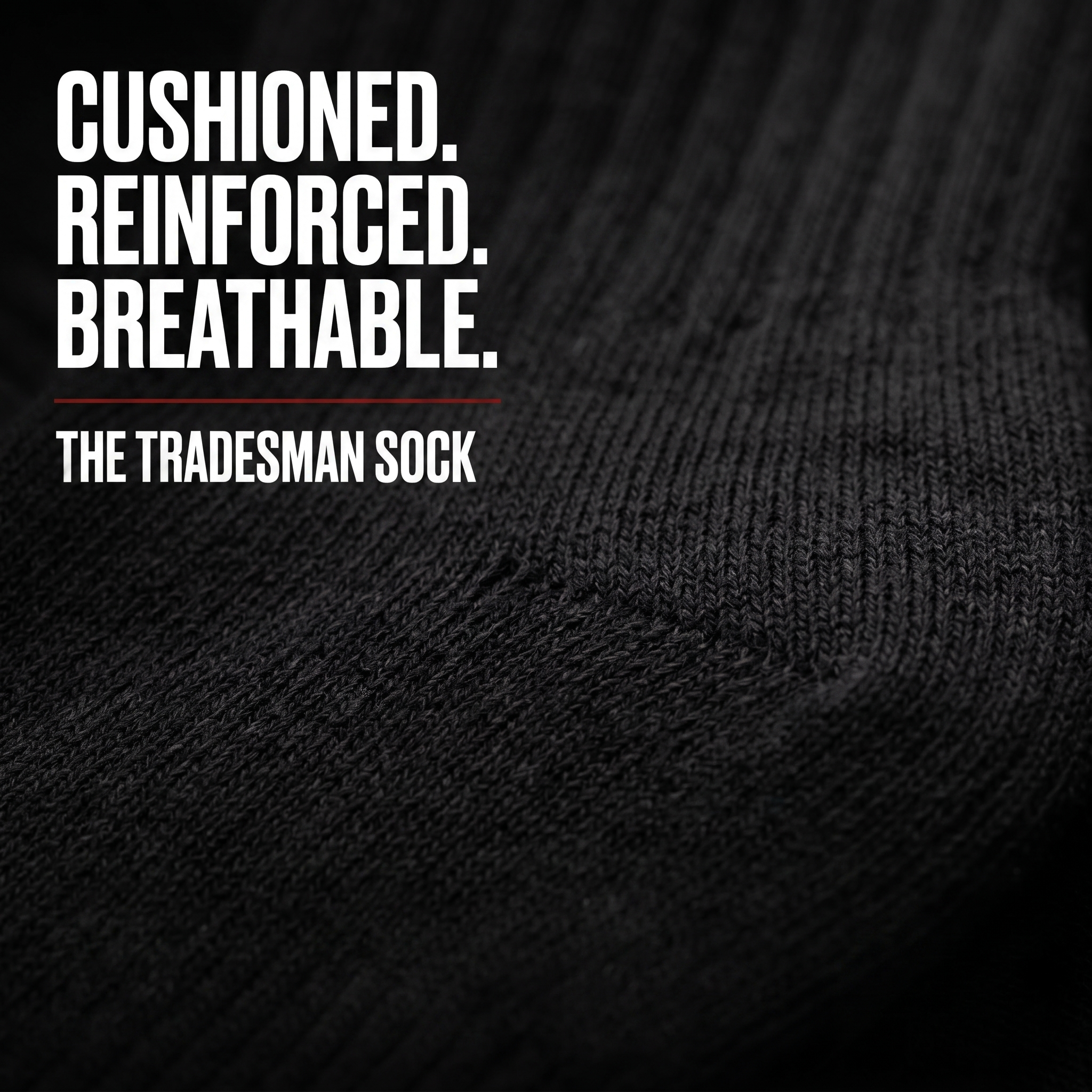 Close-up of the structured knit