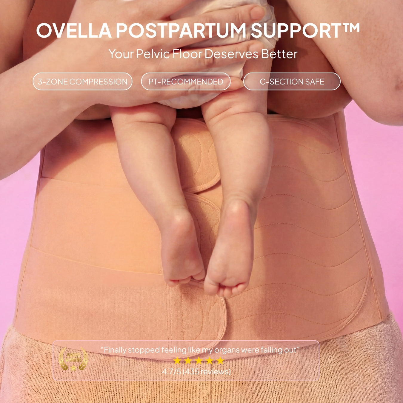 OVELLA — Postpartum Abdominal Support Binder